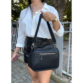 Bolsa em Couro Genuíno Luxe Lavish, qualidade e elegância.