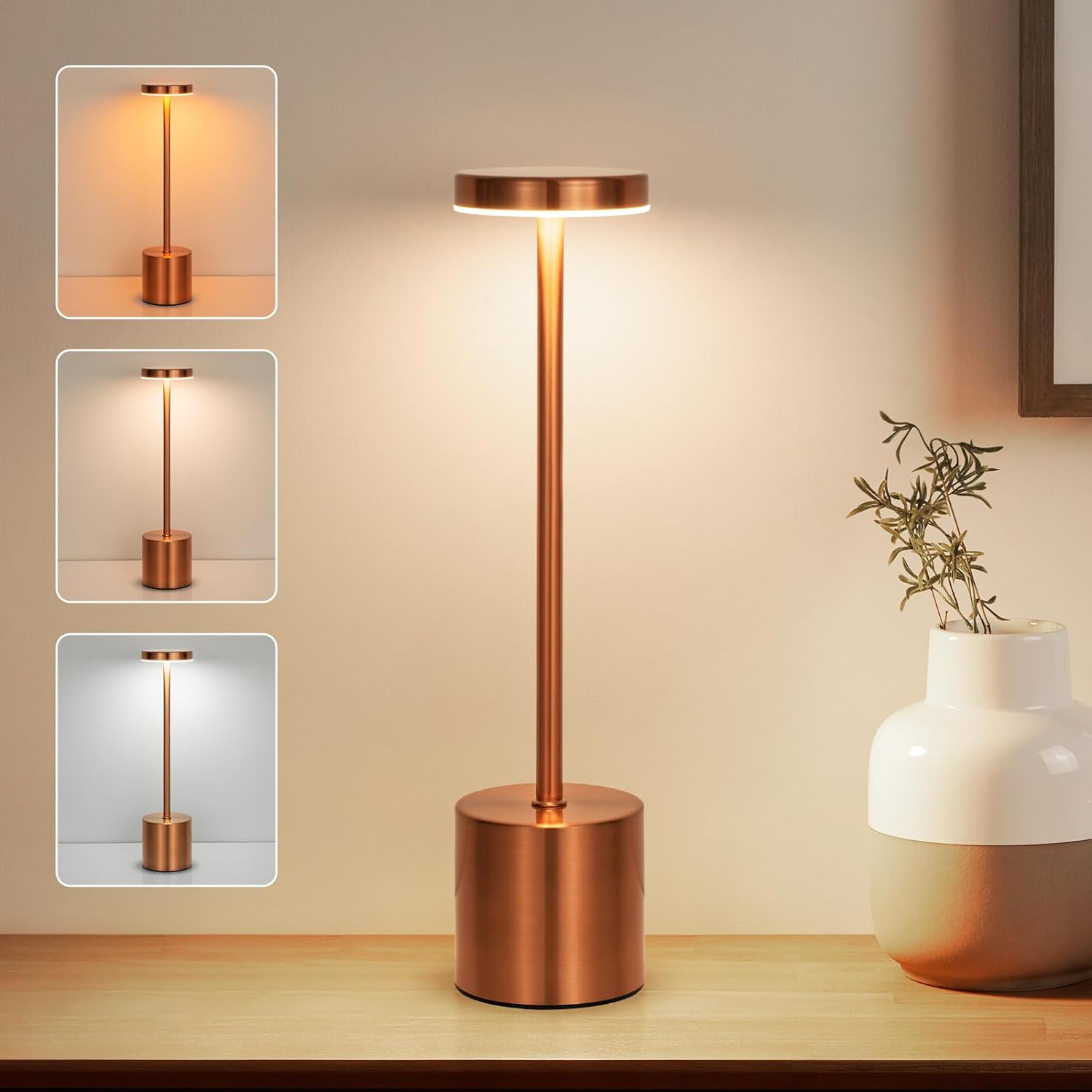 Luminária de Mesa modelo Candeeiro com Sensor de Toque - Recarregável