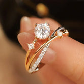 Anel Moissanite Brilho Eterno