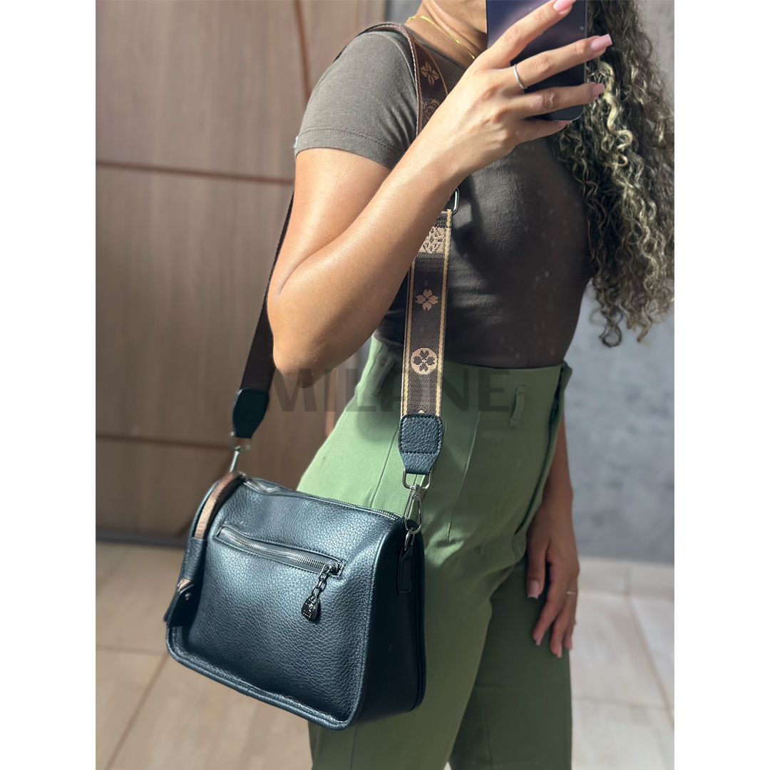 Bolsa em Couro Genuíno Luxe Lavish, qualidade e elegância.